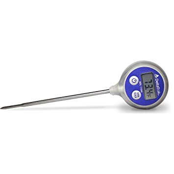 Digital Waterproof Thermometer, Reduced Tip Probe