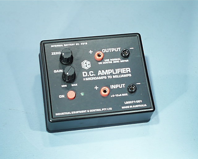 Amplifier, High Sensitivity, for EM Induction, uA to mA
