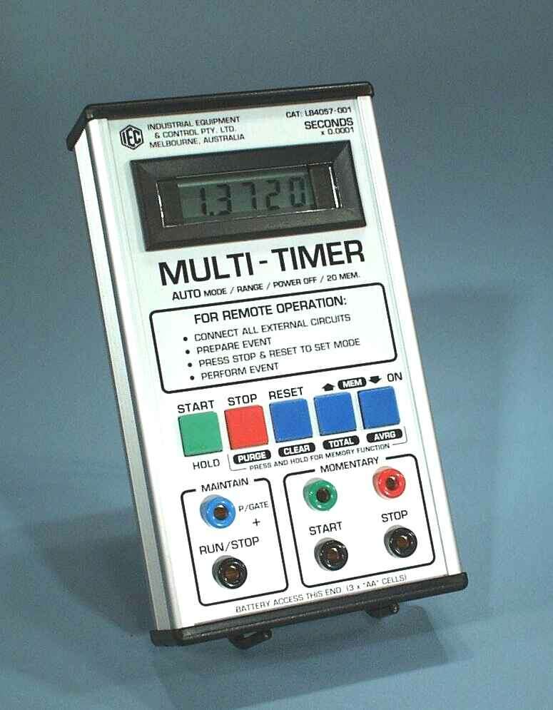 Timer, LCD, 200S x 0.1mS, for accurate laboratory experimental work