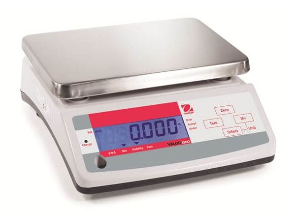Ohaus Valor 1000 Series Scales, 15kg x 2g