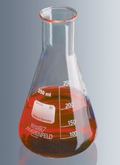 (image for) Flask, Erlenmeyer (Conical), Borosilicate Glass, 2000ml