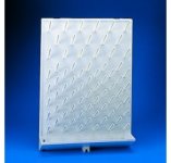 (image for) Draining Rack, High Impact Polystyrene, 72 Pegs