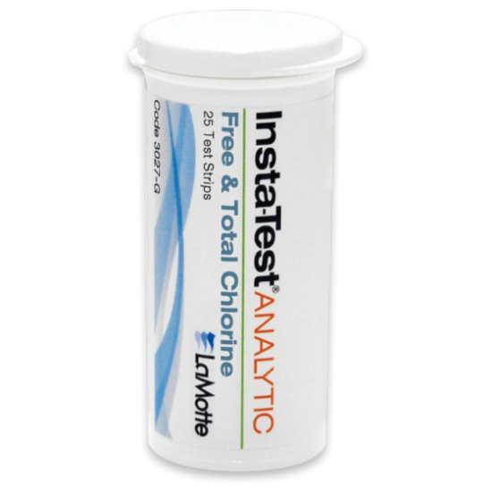 (image for) Free & Total Chlorine Test Strips, 0-10ppm, 25pk