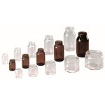 (image for) Jar Glass Squat Amber 250mL