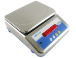 (image for) Scale, Washdown, Aqua Stainless Steel Waterproof Series, 4kg x0.1g (245mm x 180mm Pan)