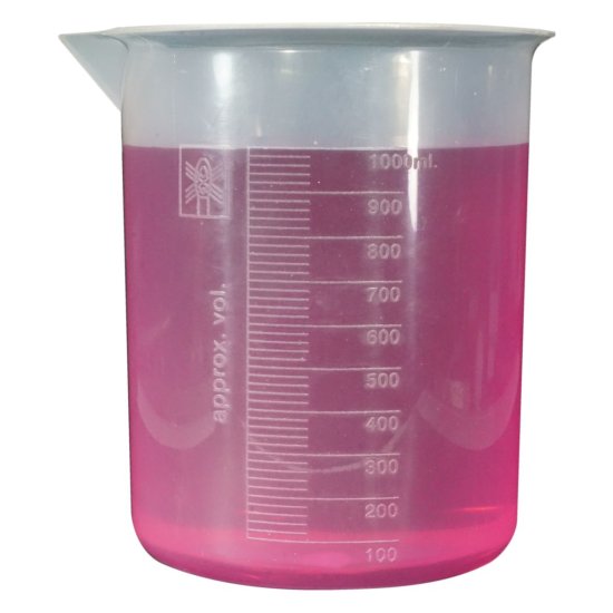 (image for) Beaker, Polypropylene, Semi-Translucent, 1,000ml