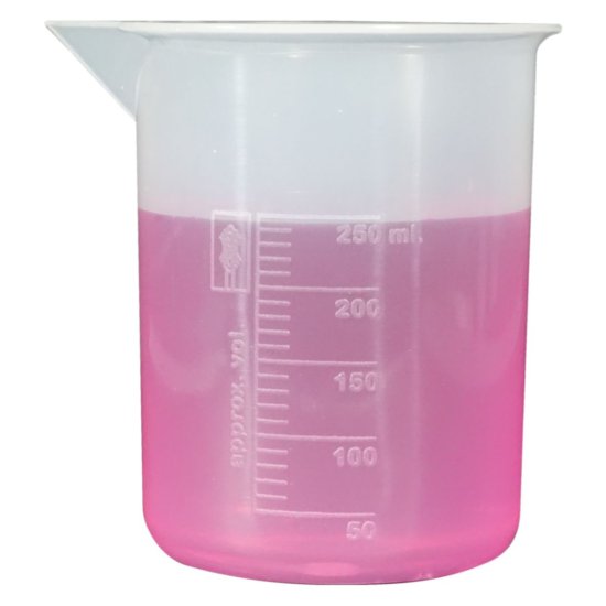 (image for) Beaker, Polypropylene, Semi-Translucent, 250ml