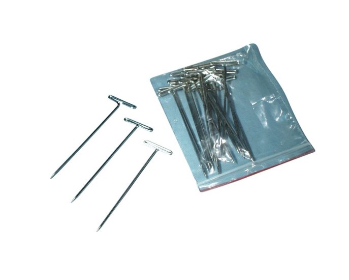 (image for) Dissecting Pins, 50mm Long, T Shape, Pack of 100