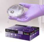 (image for) Gloves, Nitrile, Purple, Powder Free, Small, Carton of 1,000 (10 x Packs of 100)