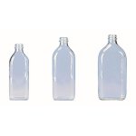 (image for) Bottle Glass Clear Oval 200mL