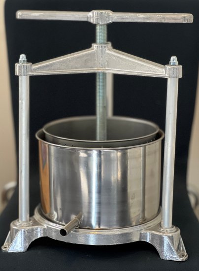 (image for) Palumbo Aluminum Grape Press, 5.3L