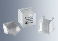 (image for) Coverslips, Class 1, 22x22mm, Pk of 100