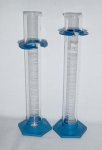 (image for) Measuring Cylinder, Glass, Plastic Base, 50ml