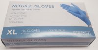 (image for) Gloves, Nitrile Powder Free, X-Large, Box of 100