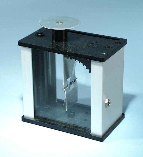 (image for) Electroscope, 'Metal Vane' Type, in Metal Housing