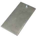 (image for) Plate (Electrode), lead, 100 x 50 x 3mm