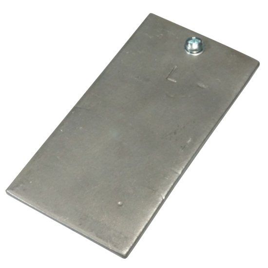 (image for) Plate (Electrode), lead, 100 x 50 x 3mm