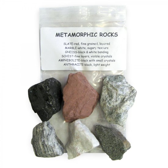 (image for) Geological Specimens, Metamorphic Rocks (6 Specimens)