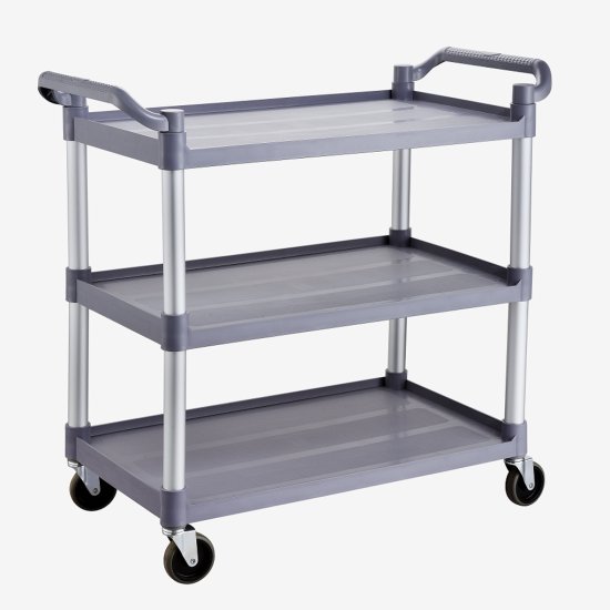 (image for) Trolley, 3 Shelf, Aluminium Frame