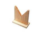 (image for) Lens & Mirror Holder,Wooden,V-Groove,50mm D.