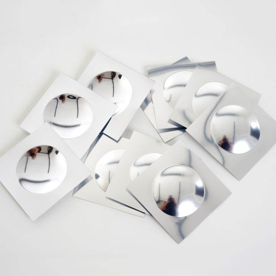 (image for) Mirror, Plastic Flexible, Concave/Convex, 100mm Square