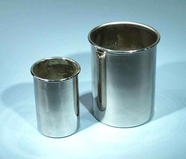 (image for) Calorimeter Cup, Copper, 75Dx100mm, Ni Plated