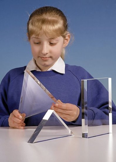 (image for) Prism, Equilateral, Acrylic, Giant, 180x180x25mm 60d