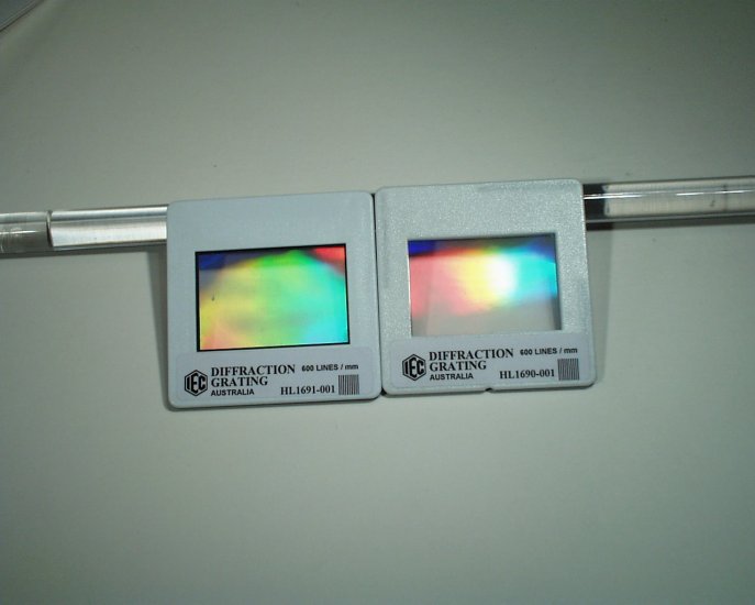 (image for) Diffraction Grating, 1000 lines/mm, Card Mount