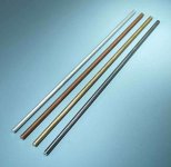 (image for) Rod, Heat Conductivity, Copper, 300 x 6mm DIA