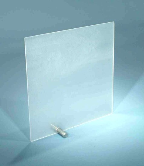 (image for) Screen, Frosted Acrylic, with feet, 200 x 200mm