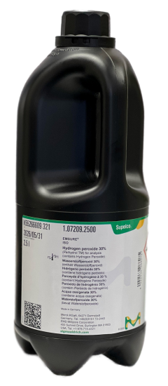 (image for) Hydrogen Peroxide 30%, AR Grade, 2.5L