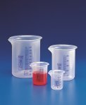 (image for) Beaker, Low Form, 1,000ml, Blue Graduations