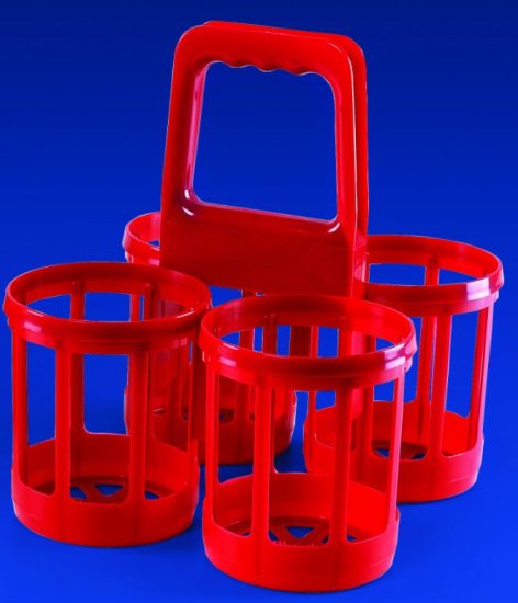 (image for) Bottle Carrier, HDPE, 4 Place
