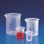 (image for) Beaker, Low Form, 5L, Blue Graduations