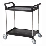 (image for) Trolley, Adjustable Height, 2 Shelves