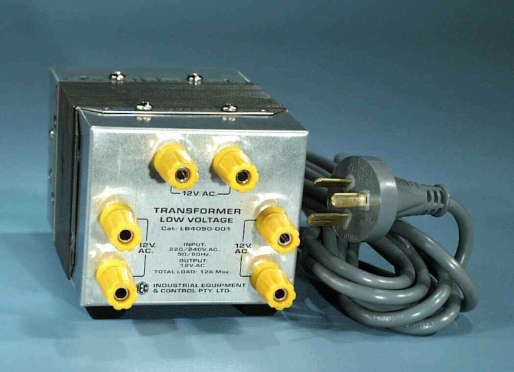 (image for) Transformer, 240/12V, 12A, 3 x outputs