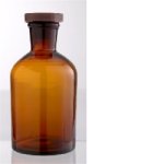 (image for) Bottle, Reagent, Amber Glass, 30ml, Narrow Mouth & Polystopper