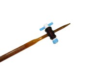 (image for) Burette, Glass, Amber, with PTFE Stopcock, 100ml