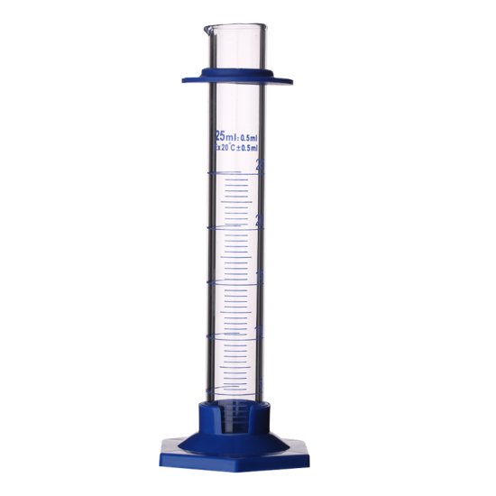 (image for) Measuring Cylinder, Glass, Plastic Base, 2000ml