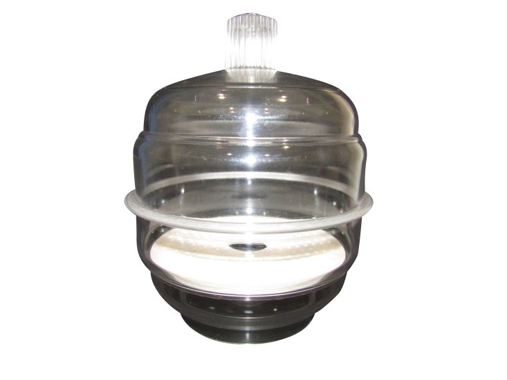 (image for) Desiccator, Plain, Transparent Plastic, 300mm diam.