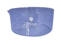 (image for) Dish Crystallising Glass 125mm d with Spout