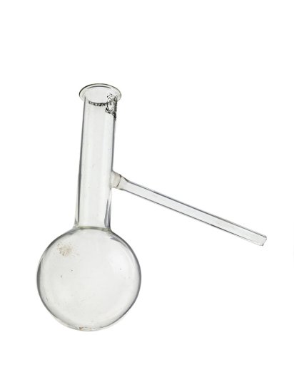 (image for) Flask Distilling Glass 100ml with Side Tube