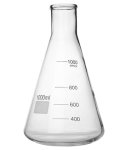 (image for) Flask,Erlenmeyer,Glass,1000Ml, Narrow Mouth, 42mm Neck