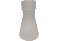 (image for) Flask, Erlenmeyer, Polypropylene, 500ml, Wide Mouth, with Screw Cap