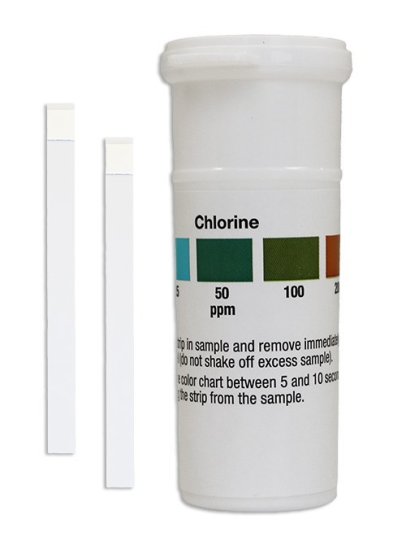 (image for) Paper, Test, Chlorine, 10-200ppm, 100 Strips