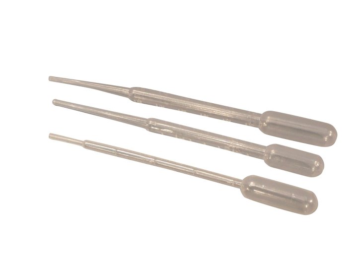 (image for) Pipette, Transfer, Disposable, Graduated, 3ml, 500pk