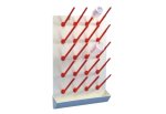 (image for) Rack, Draining, Wall Mount, 20 Peg, with Drip Well