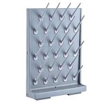 (image for) Rack, Draining, Wall Mount, 27 Peg, High Impact Polystyrene