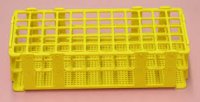 (image for) Rack Test Tube Polypropylene 60x16mm Tubes 5x12 Rows Yellow
