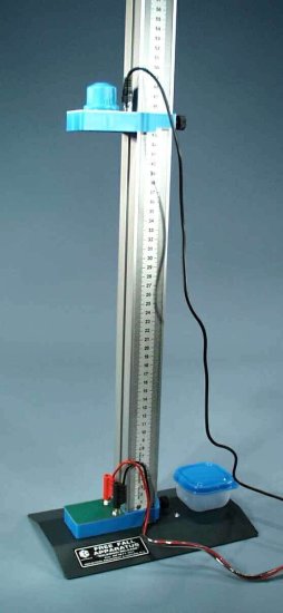 (image for) 'Free Fall' Apparatus, Solenoid Release, 1.5m, 2 x Balls, with LCD Timer